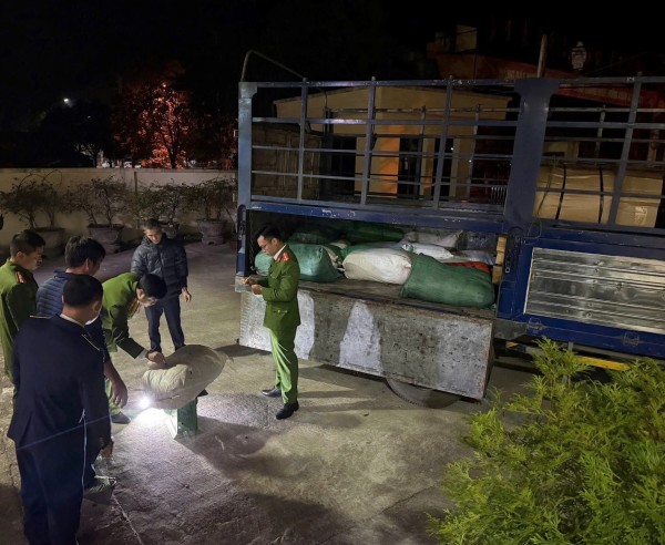 Công an tỉnh Sơn La phát hiện, xử lý hơn 2 tấn nội tạng động vật không rõ nguồn gốc